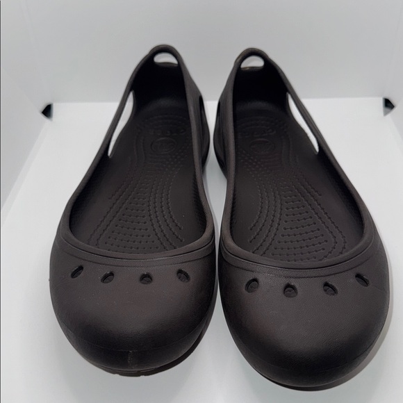 CROCS Kadee Brown Ballet Flats Slip On Women’s 7 - Picture 2 of 10